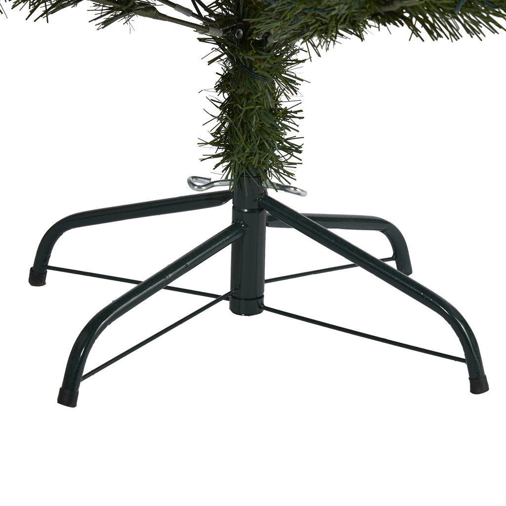 6' Rocky Mountain Spruce Artificial Christmas Tree w/ Pinecones
