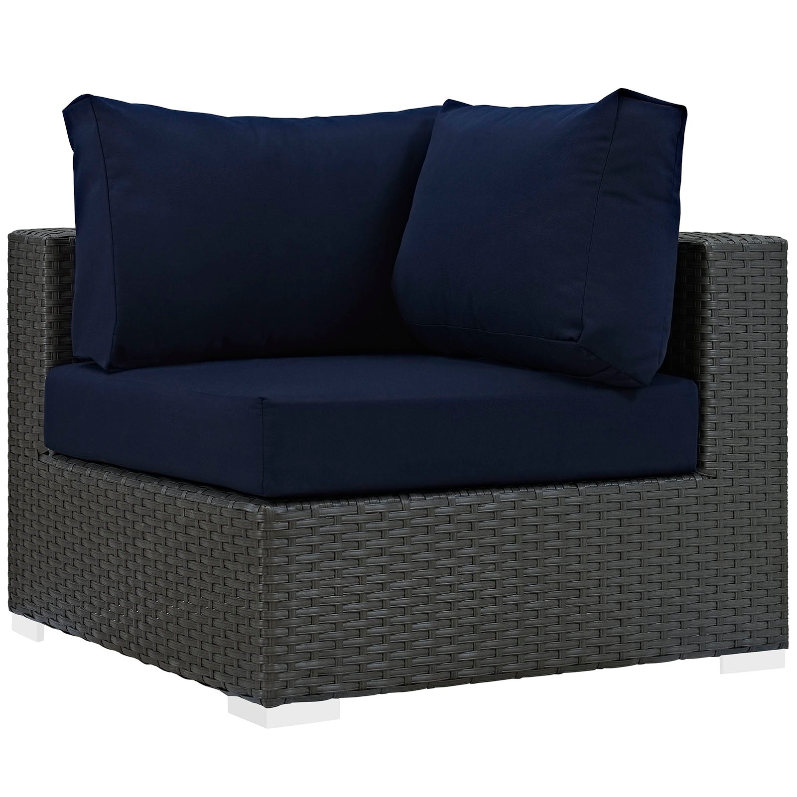 Sojourn 7 Piece Outdoor Patio Sunbrella¨ Sectional Set by Modway