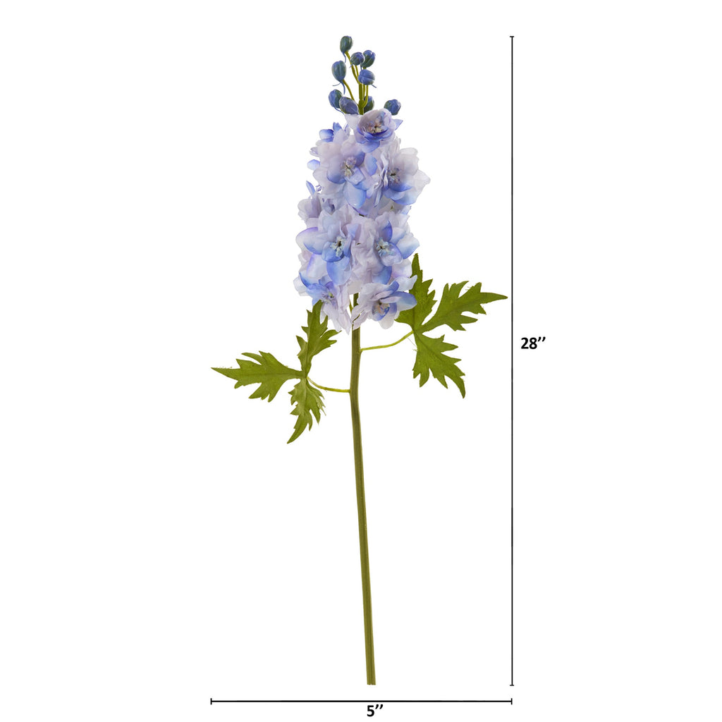 28" Delphinium Artificial Flower (Set of 4)