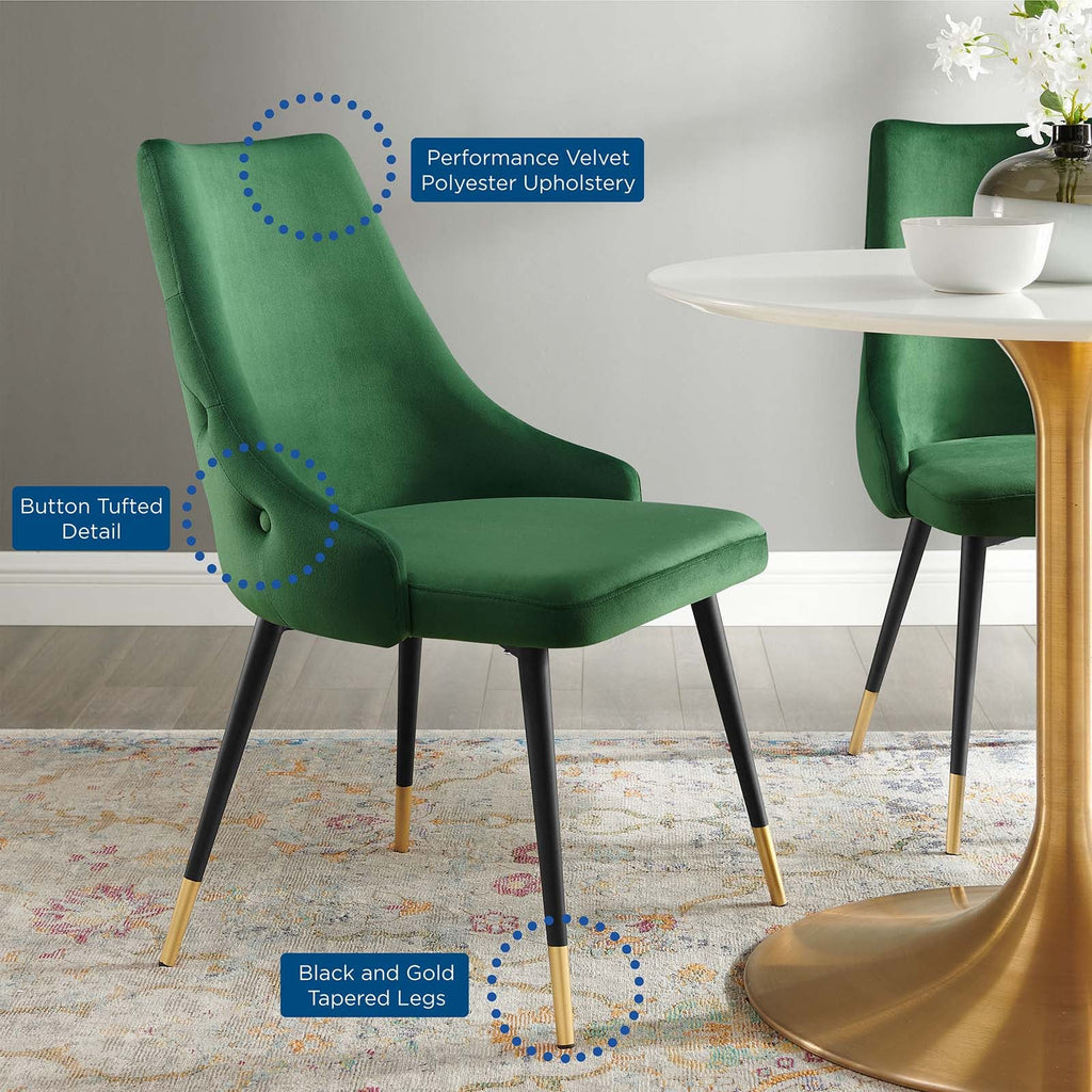 Adorn Tufted Performance Velvet Dining Side Chair by Modway