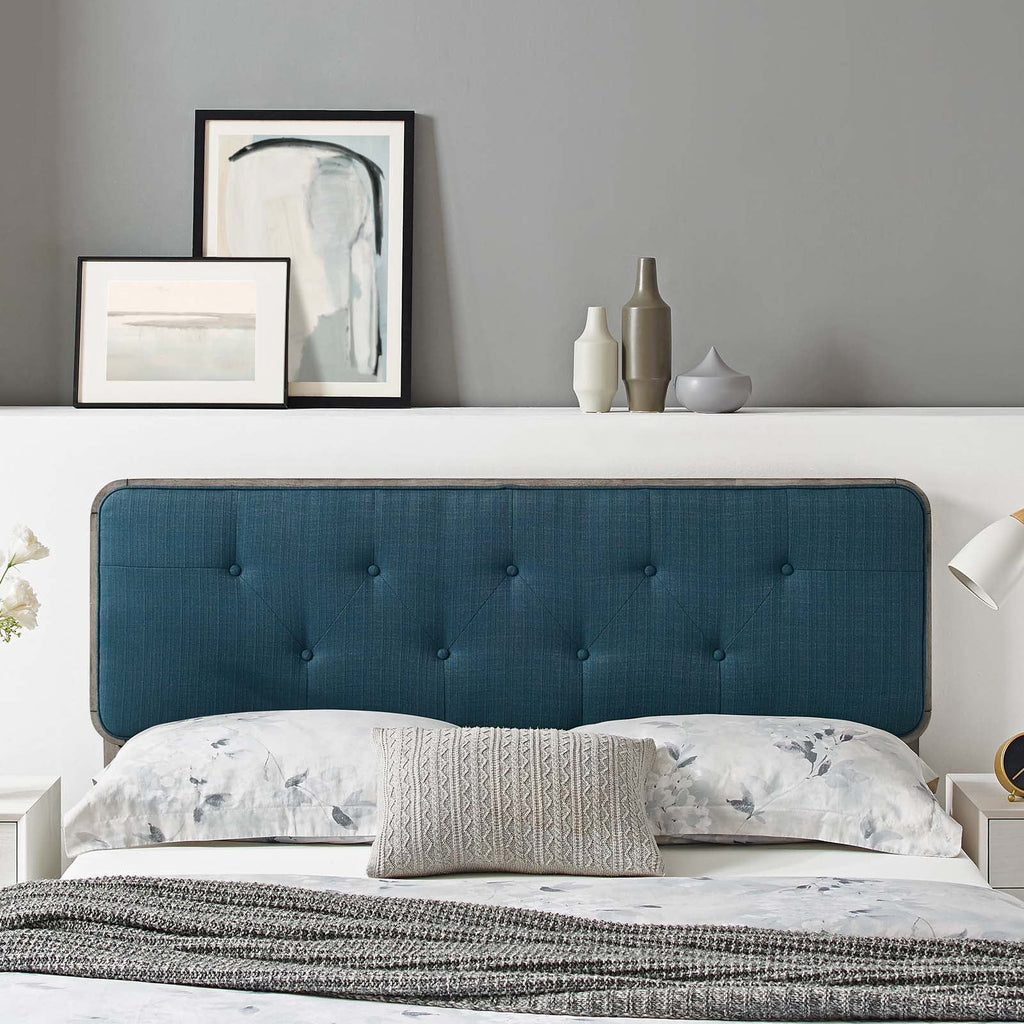 Collins Tufted Fabric and Wood Twin Headboard by Modway