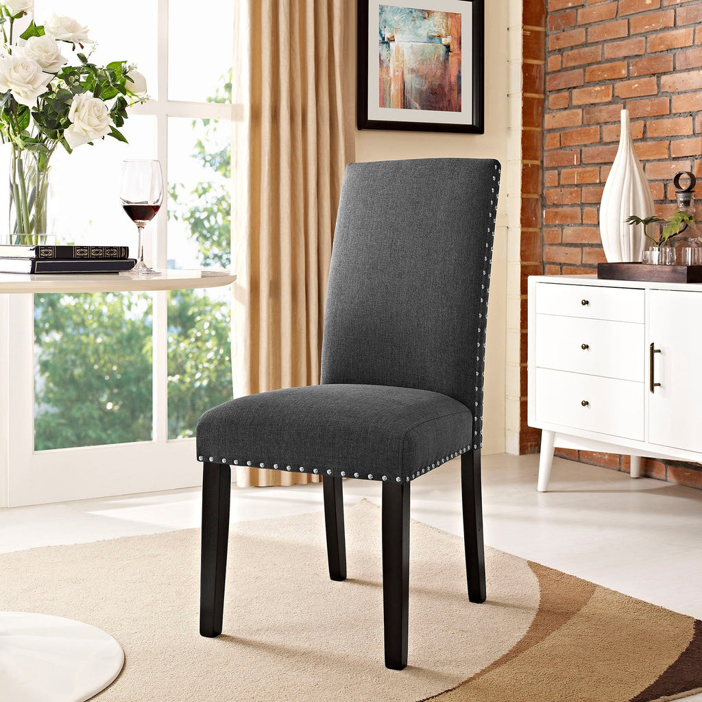 Parcel Dining Upholstered Fabric Side Chair by Modway