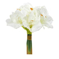 14"  Amaryllis Bouquet Artificial Flower (Set of 3