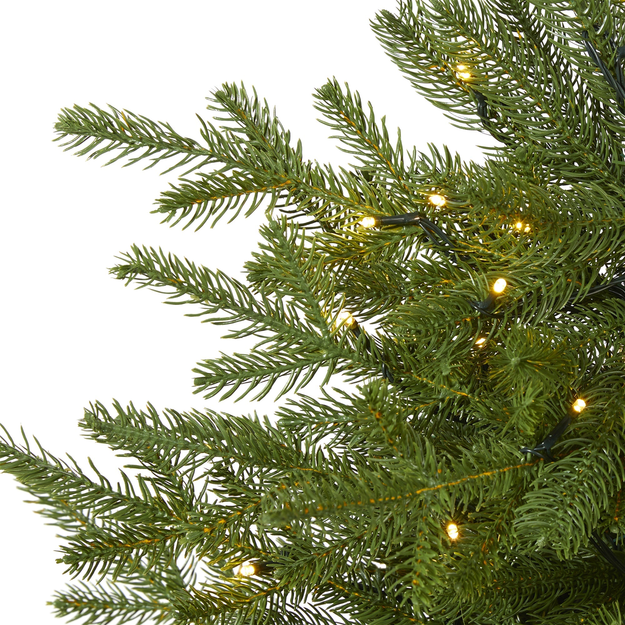 4' Swedish Fir Artificial Christmas Tree w/ 160 Warm White LED Lights & 403 Bend