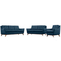 Beguile Upholstered Fabric Living Room Set Set of 3 by Modway