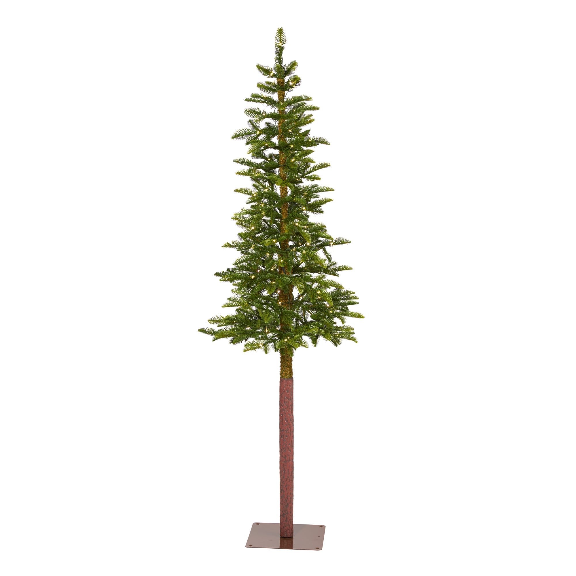6' Alaskan Alpine Artificial Christmas Tree with 100 Clear Microdot