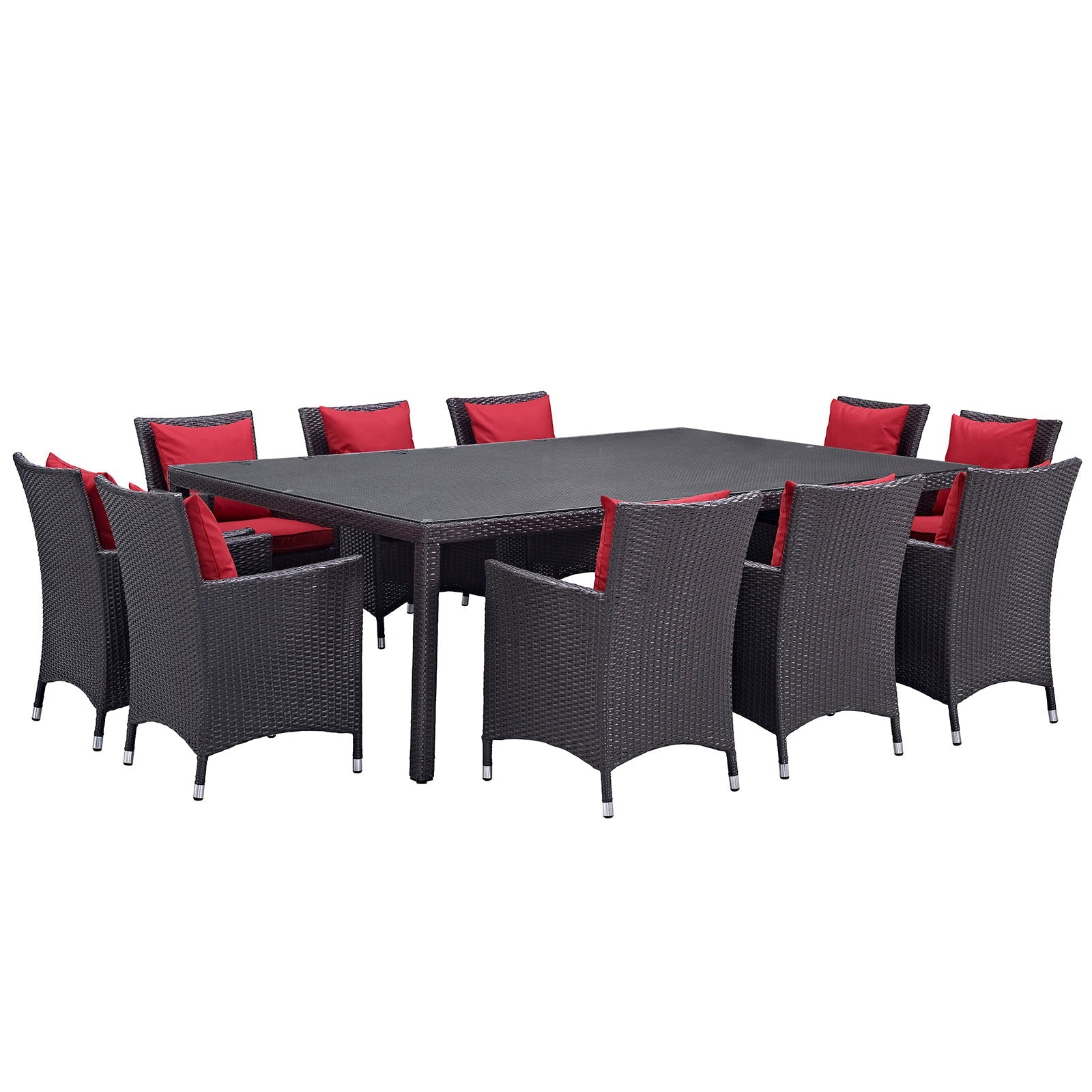 Convene 11 Piece Outdoor Patio Dining Set by Modway