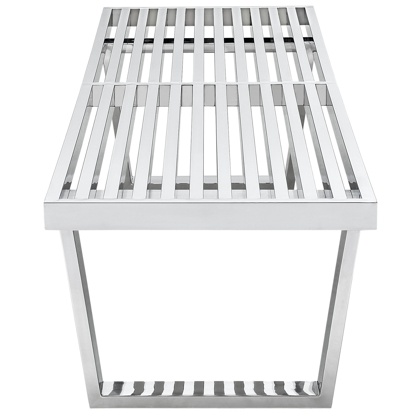 Sauna 5' Stainless Steel Bench by Modway