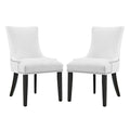 Marquis Faux Leather Dining Chair Set of 2 by Modway