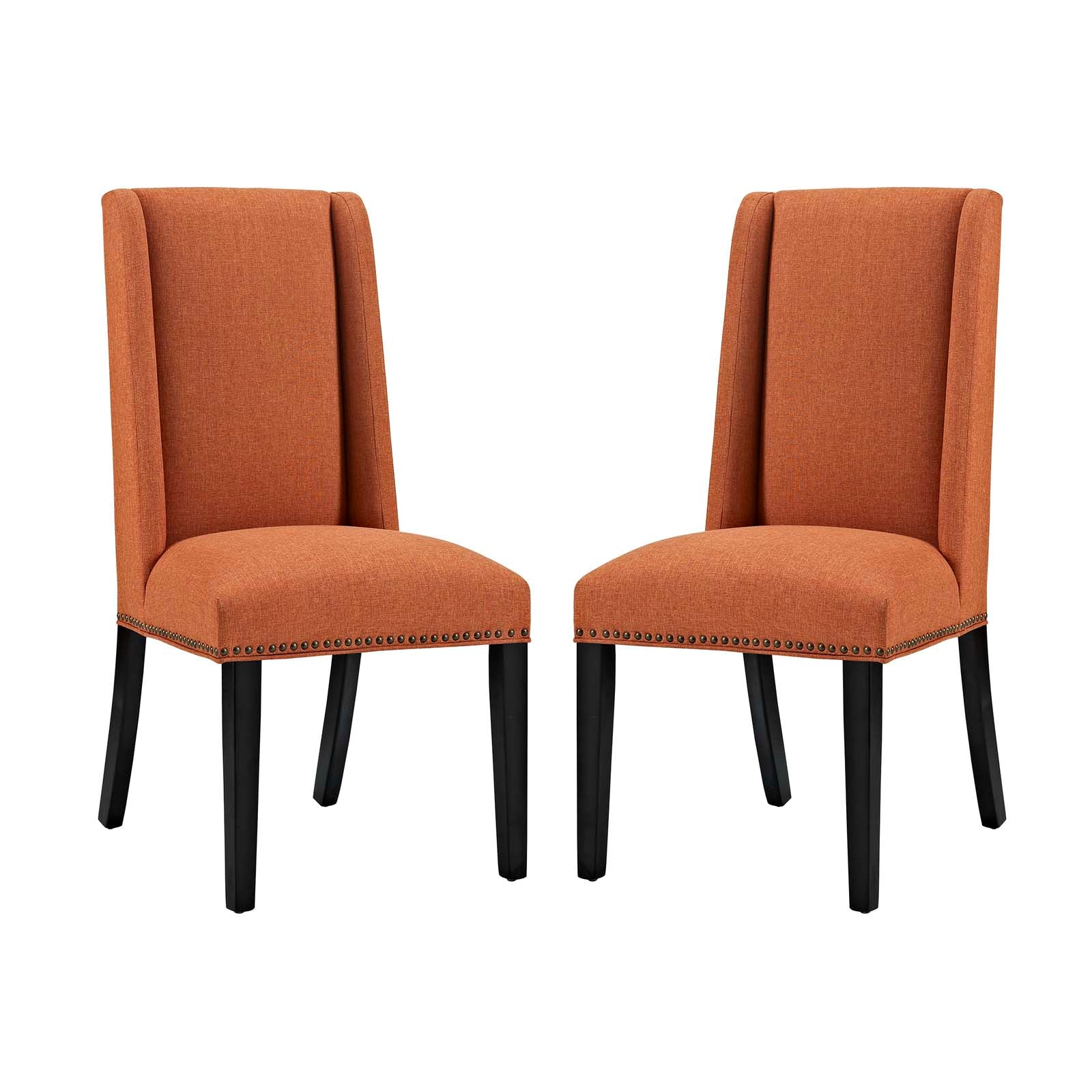 Baron Fabric Dining Chair Set of 2 by Modway