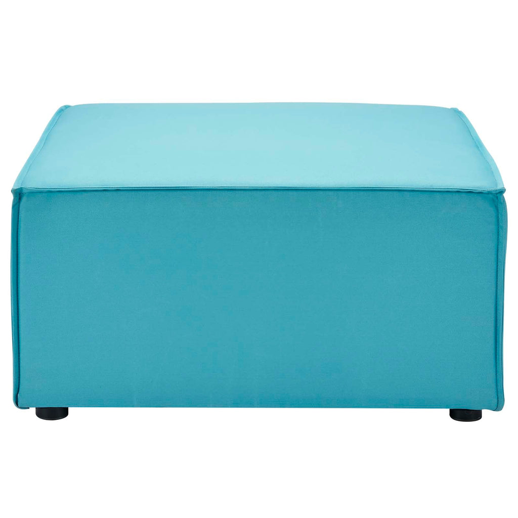 Saybrook Outdoor Patio Upholstered Sectional Sofa Ottoman by Modway