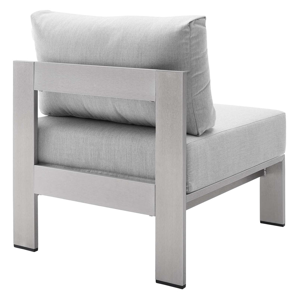 Shore Sunbrella¨ Fabric Aluminum Outdoor Patio Armless Chair by Modway