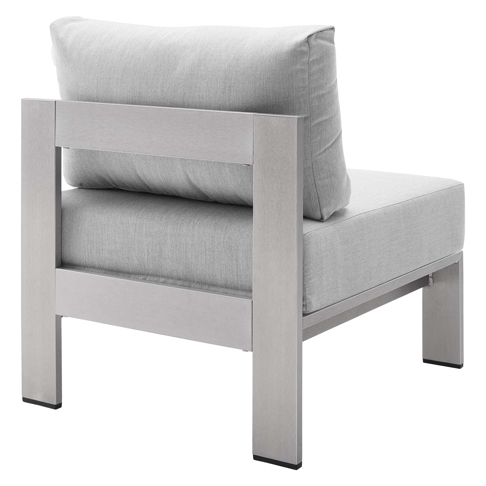 Shore Sunbrella¨ Fabric Aluminum Outdoor Patio Armless Chair by Modway