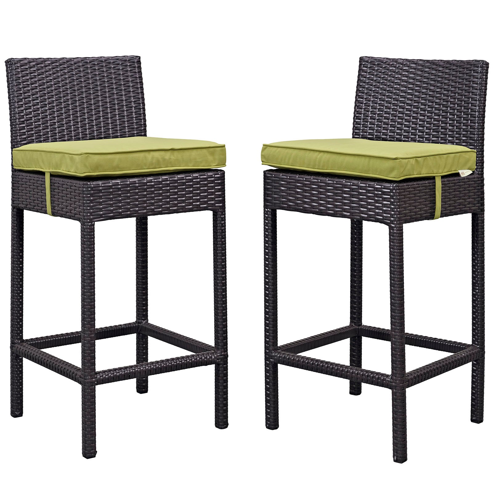 Lift Outdoor Patio Bar Stool Set of 2 by Modway