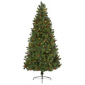 7.5' Rocky Mountain Spruce Artificial Christmas Tree w/ Pinecones