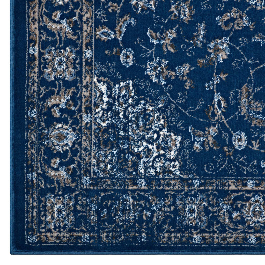Lilja Distressed Vintage Medallion 5x8 Area Rug by Modway
