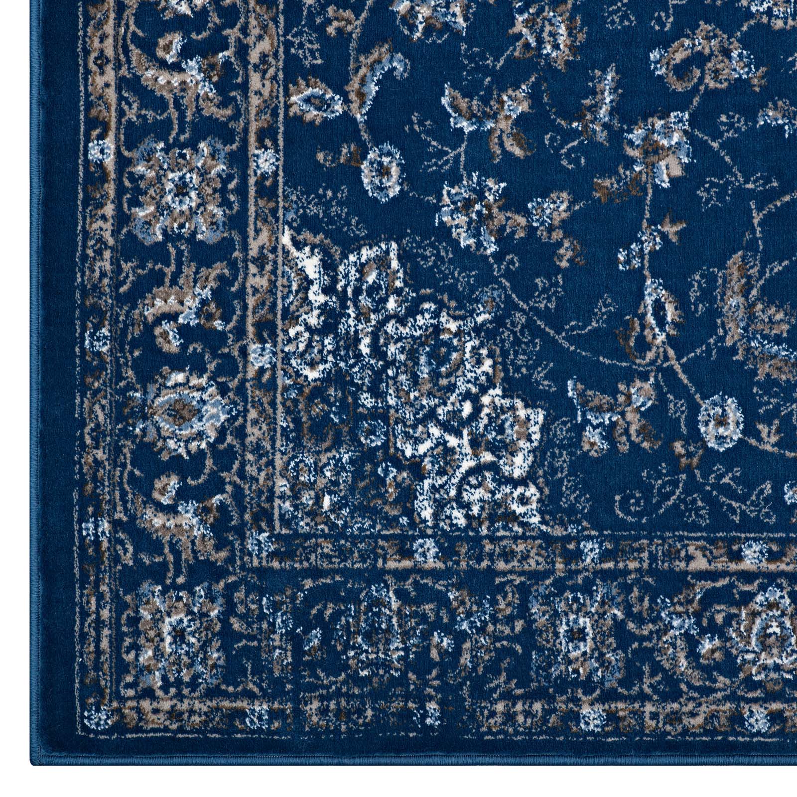 Lilja Distressed Vintage Medallion 5x8 Area Rug by Modway