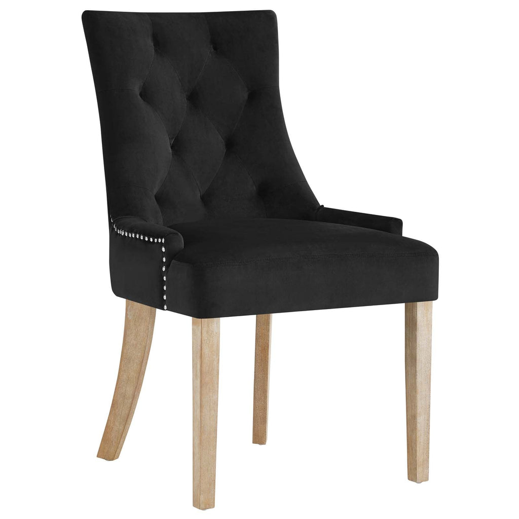 Pose Performance Velvet Dining Chair Set of 4 by Modway