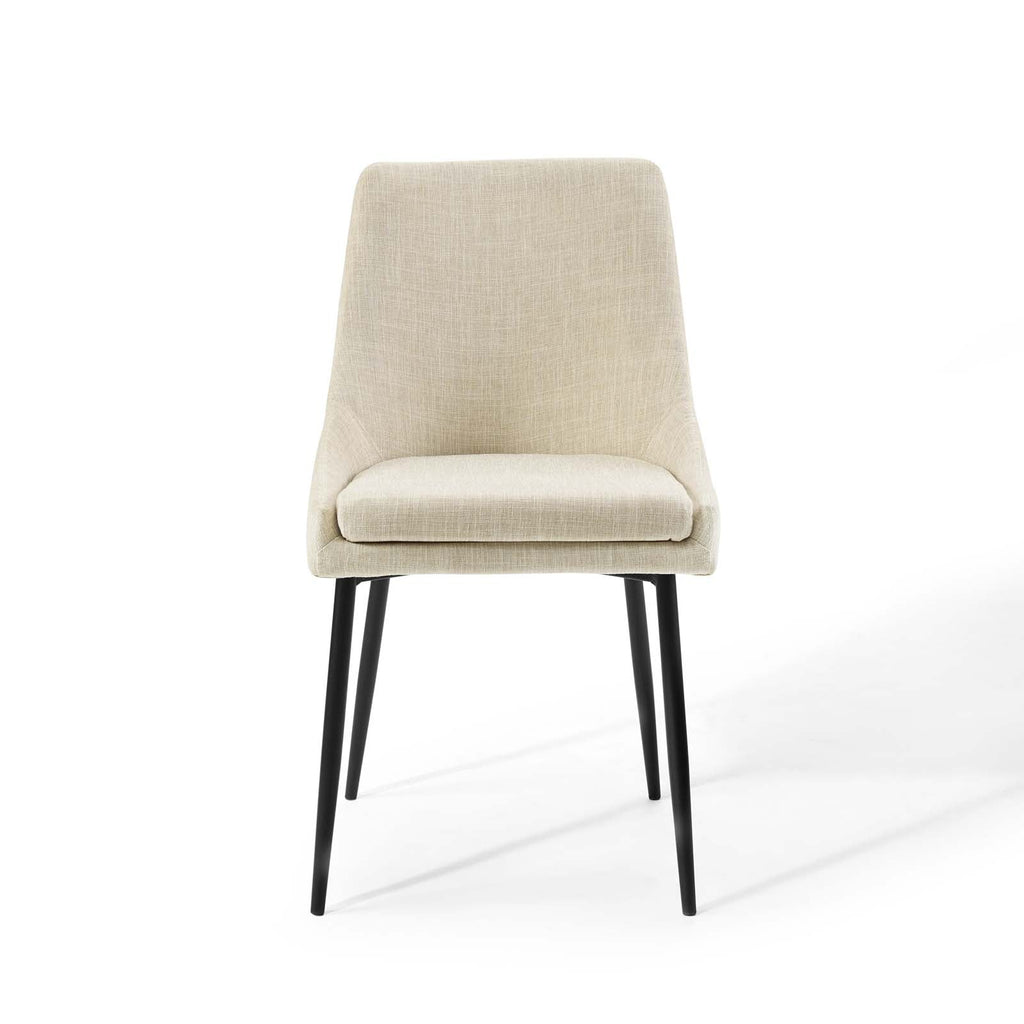 Viscount Upholstered Fabric Dining Chairs Set of 2 by Modway