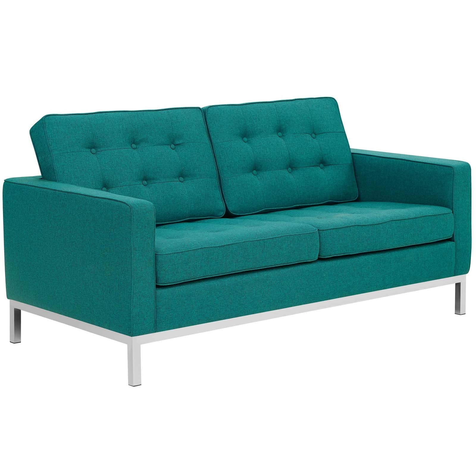 Loft Upholstered Fabric Loveseat by Modway