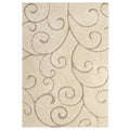 Jubilant Burgeon Scrolling Vine Shag 5x8 Area Rug by Modway