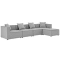 Saybrook 5-Piece Outdoor Patio Upholstered Sectional Sofa by Modway
