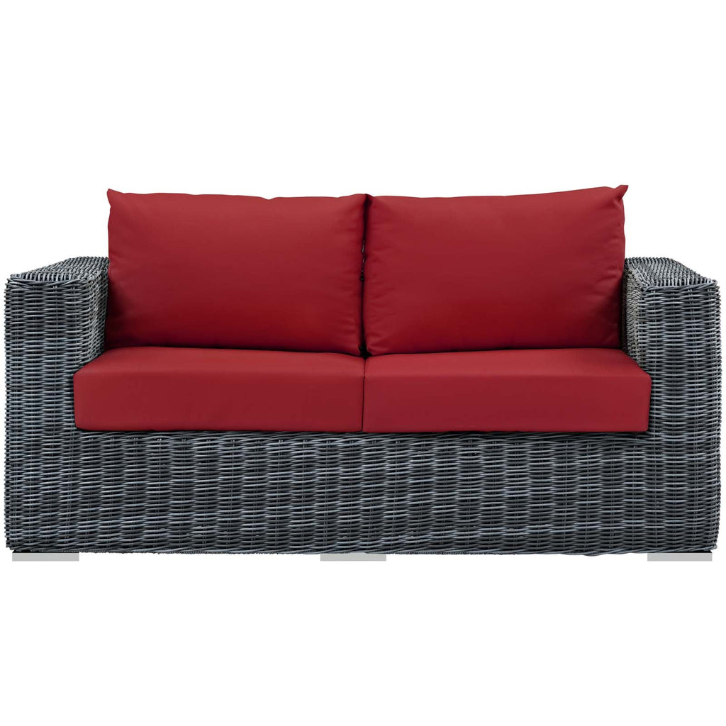 Summon Outdoor Patio Sunbrella¨ Loveseat by Modway