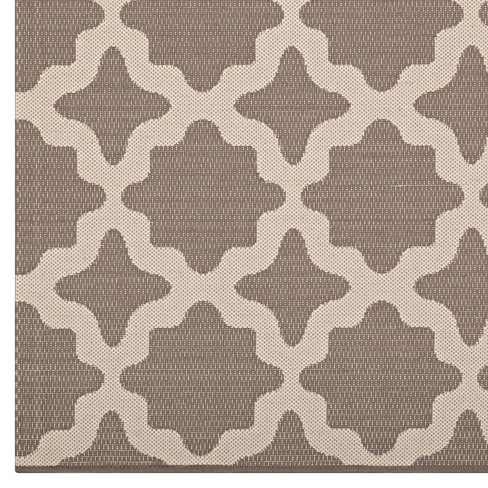 Cerelia Moroccan Trellis Indoor and Outdoor 8x10 Area Rug by Modway
