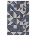 Kahula Geometric Triangle Mosaic 8x10 Area Rug by Modway