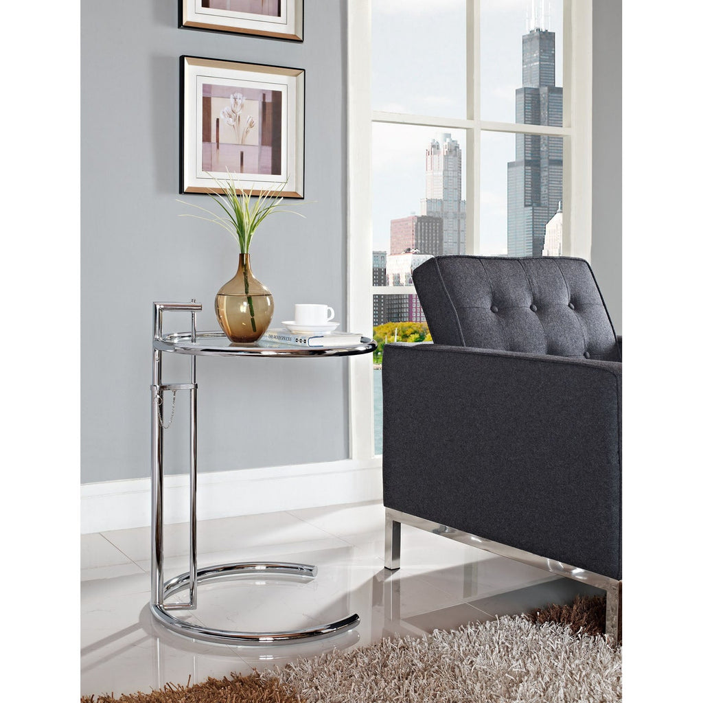 Eileen Gray Metal Side Table by Modway
