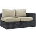 Summon Outdoor Patio Sunbrella¨ Right Arm Loveseat by Modway