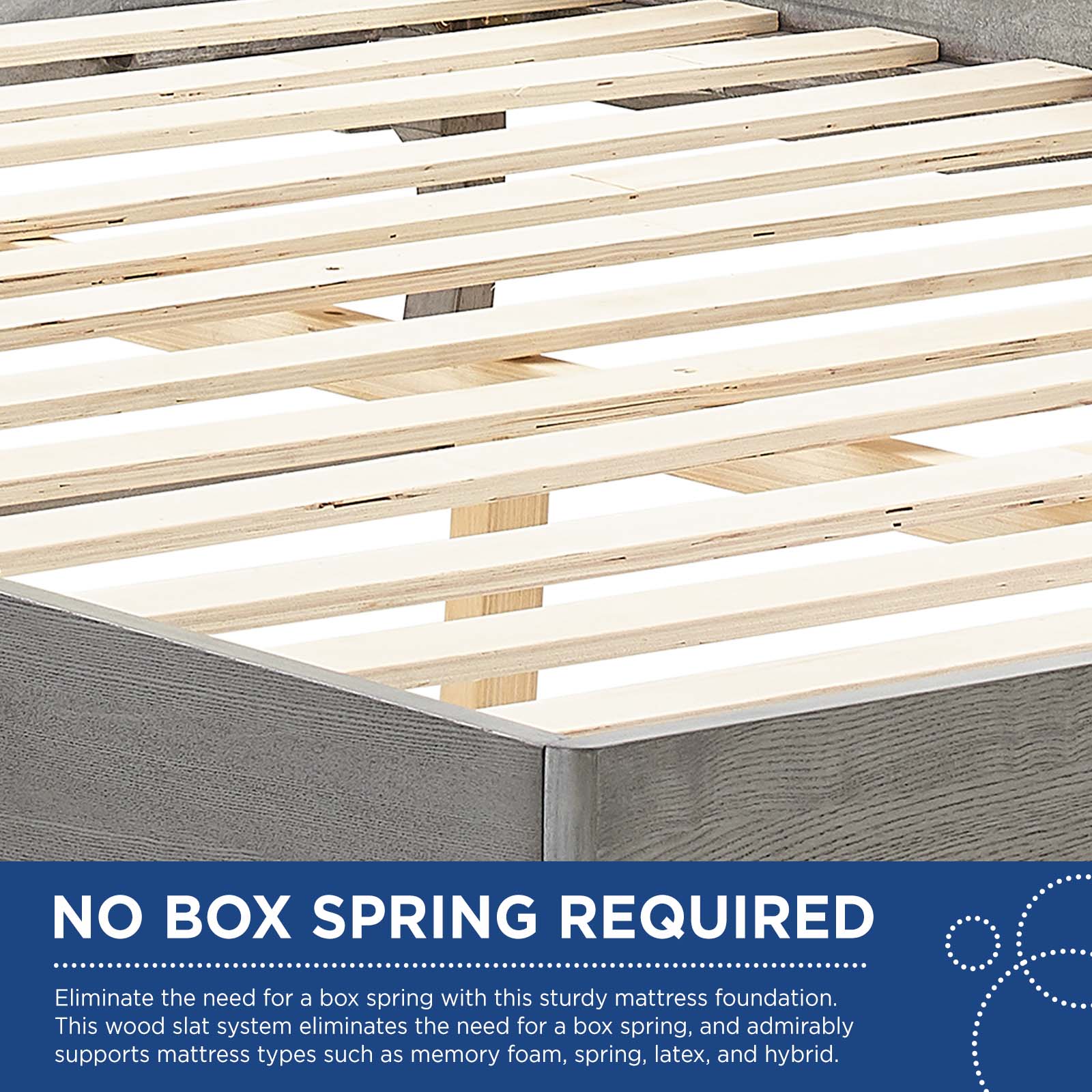 Sierra Cane and Wood Full Platform Bed With Angular Legs by Modway