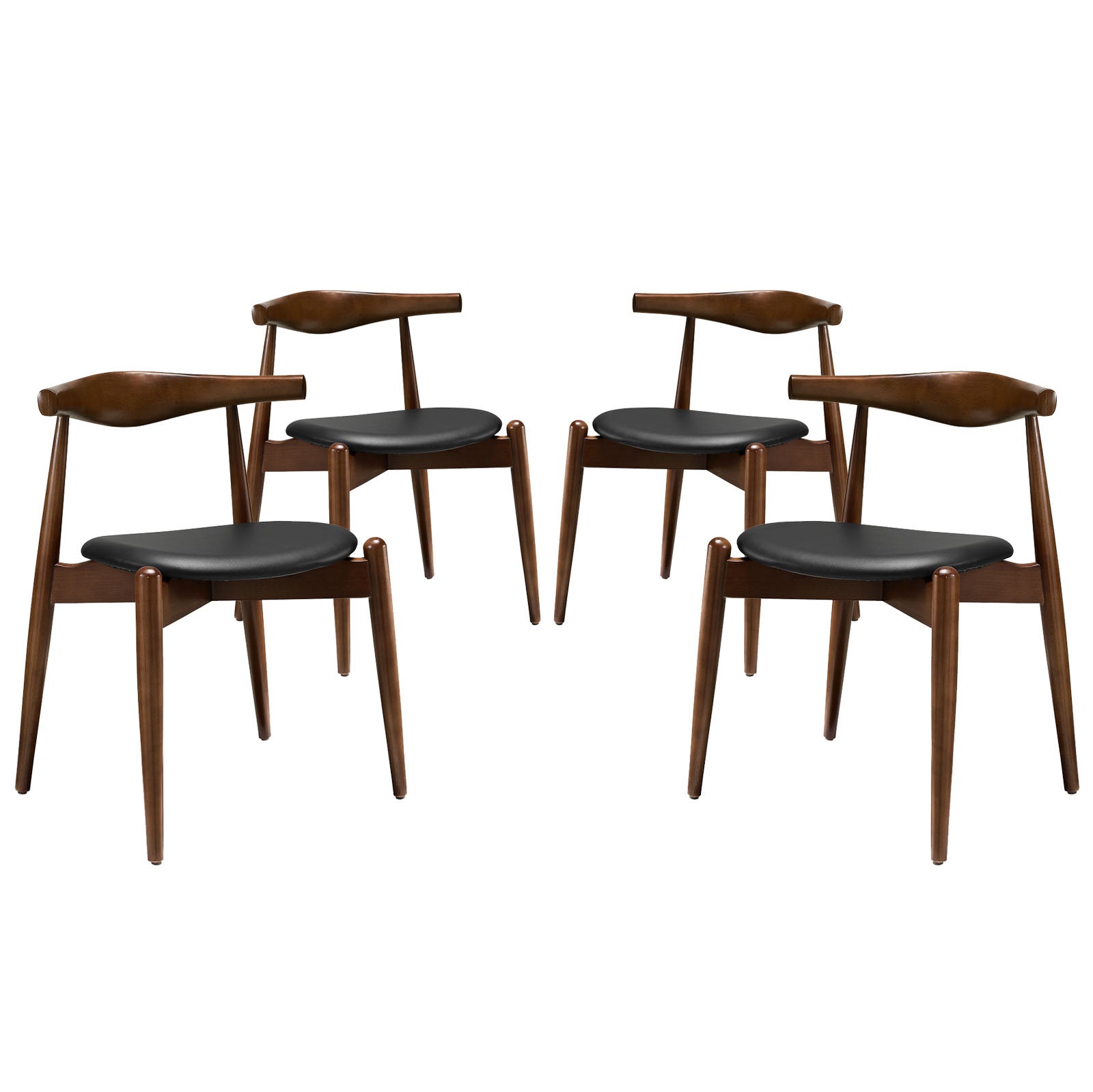 Stalwart Dining Side Chairs Set of 4 by Modway