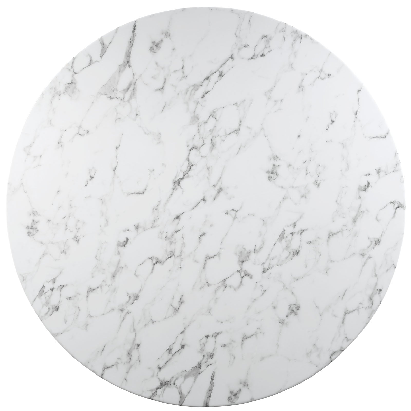Lippa 60" Round Faux Marble Dining Table by Modway