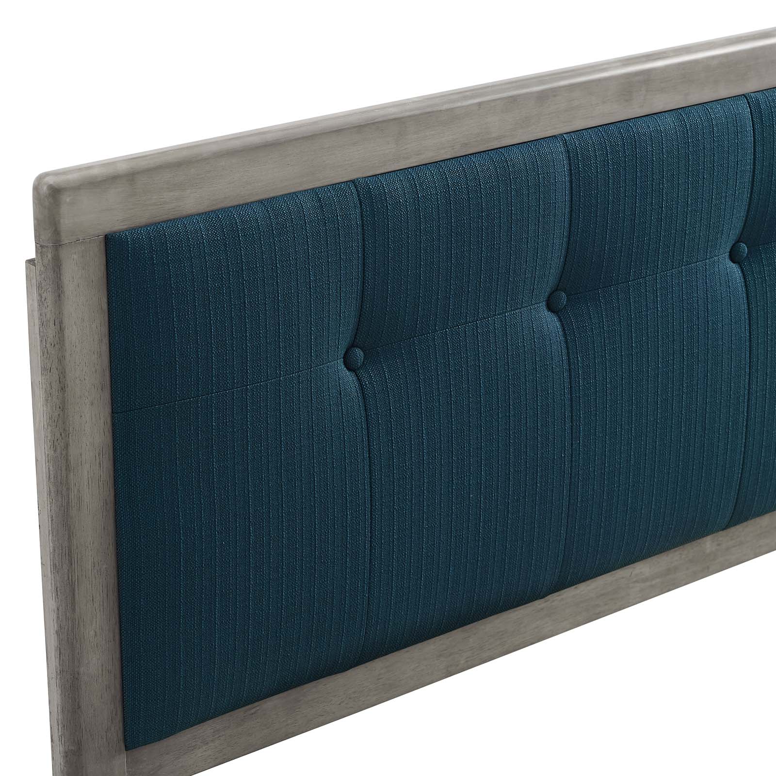 Draper Tufted Fabric and Wood King Headboard by Modway