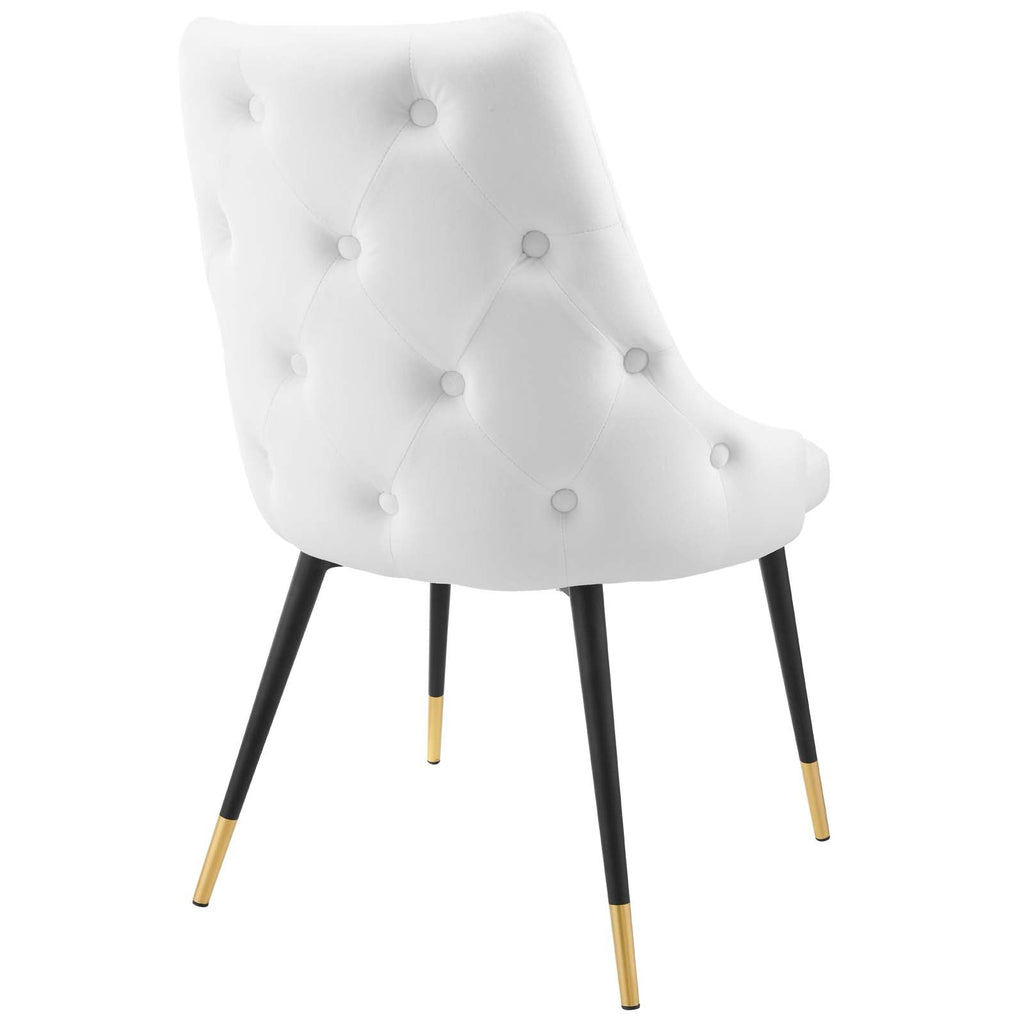 Adorn Performance Velvet Dining Side Chair Set of 2 by Modway