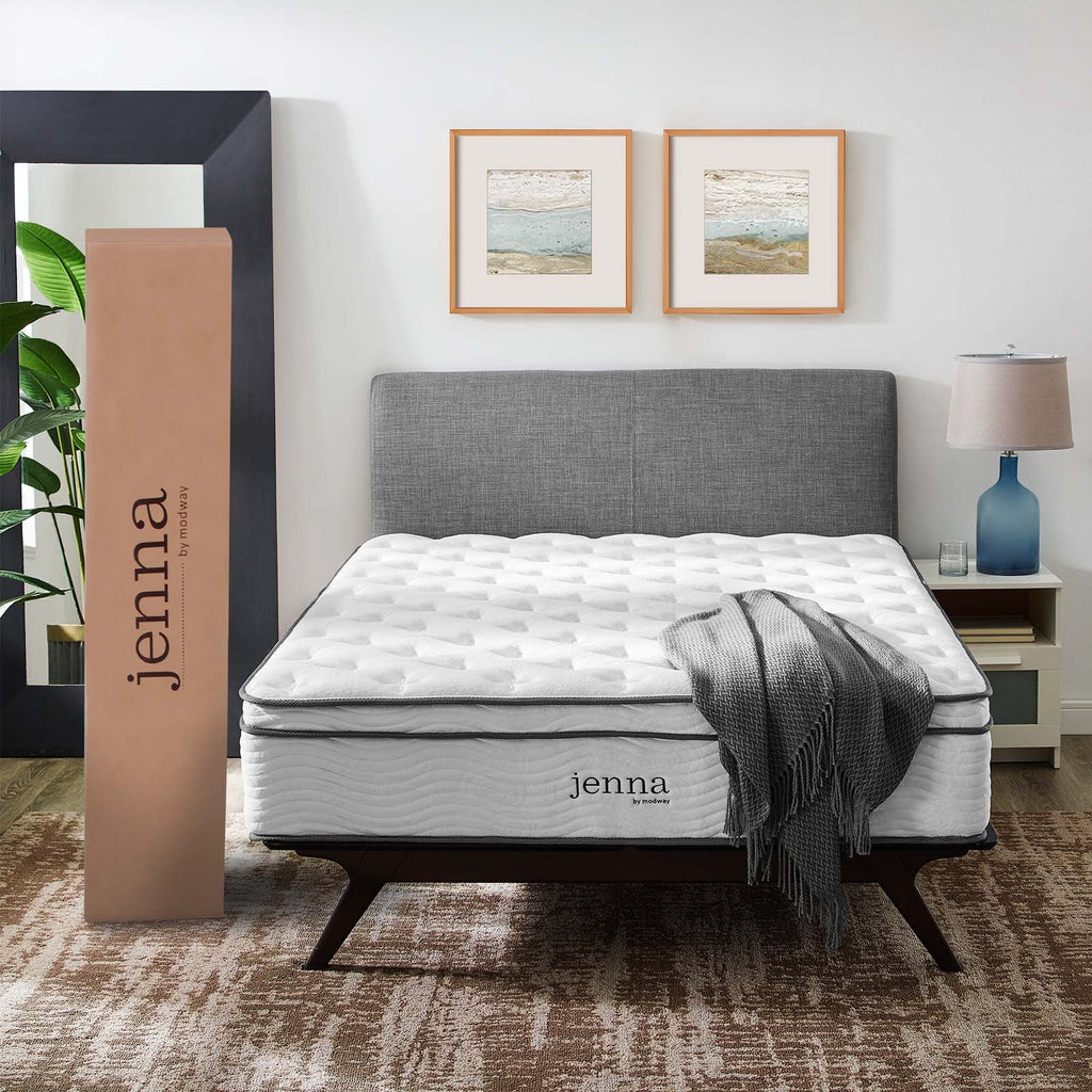 Jenna 14" Innerspring and Foam Full Mattress by Modway