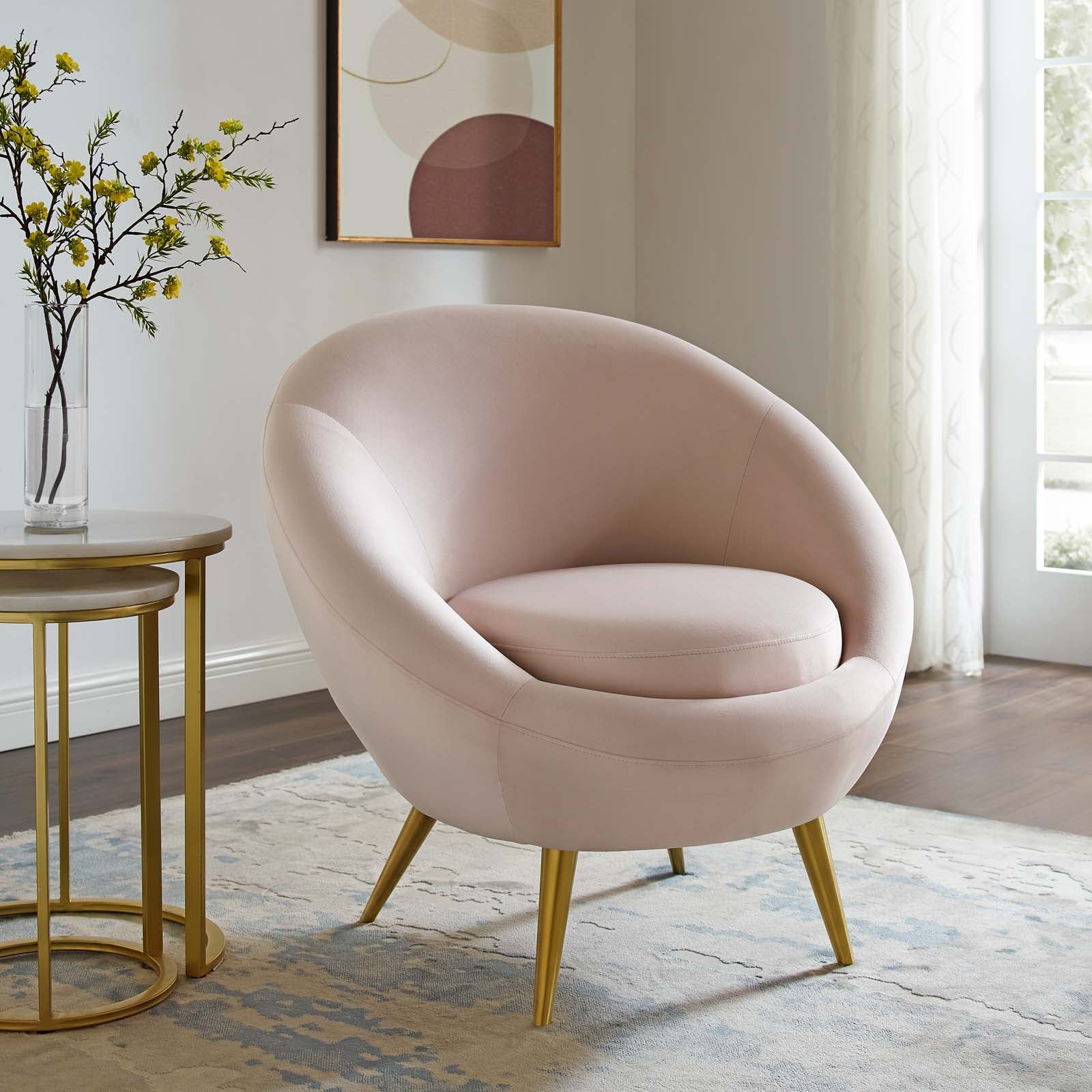 Circuit Performance Velvet Accent Chair by Modway