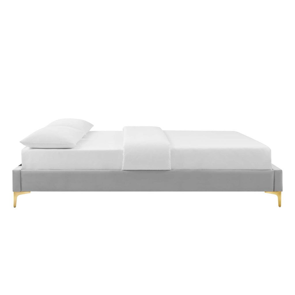 Sutton Performance Velvet Twin Bed Frame by Modway