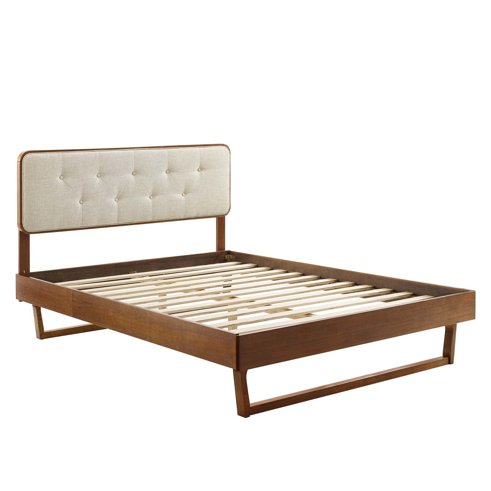 Bridgette Wood Twin Platform Bed With Angular Frame by Modway