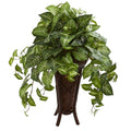 Nepthytis Artificial Plant in Stand Planter