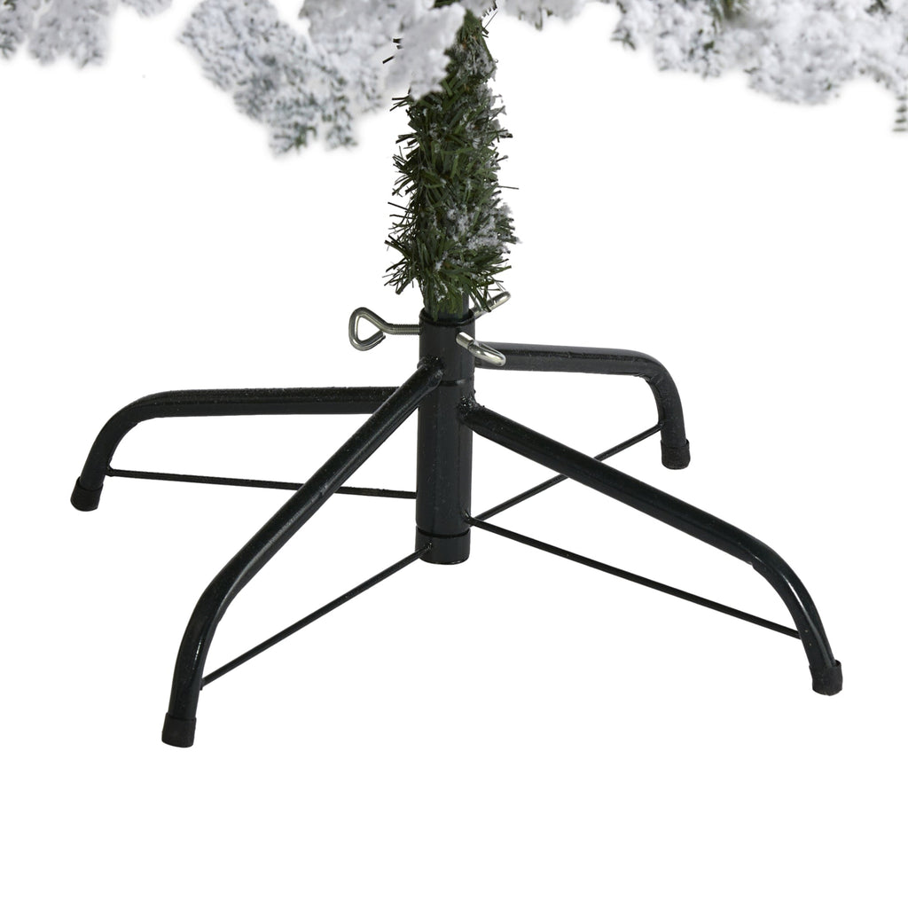 6' Flocked Montana Down Swept Spruce Artificial Christmas Tree