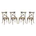 Gear Dining Side Chair Set of 4 by Modway