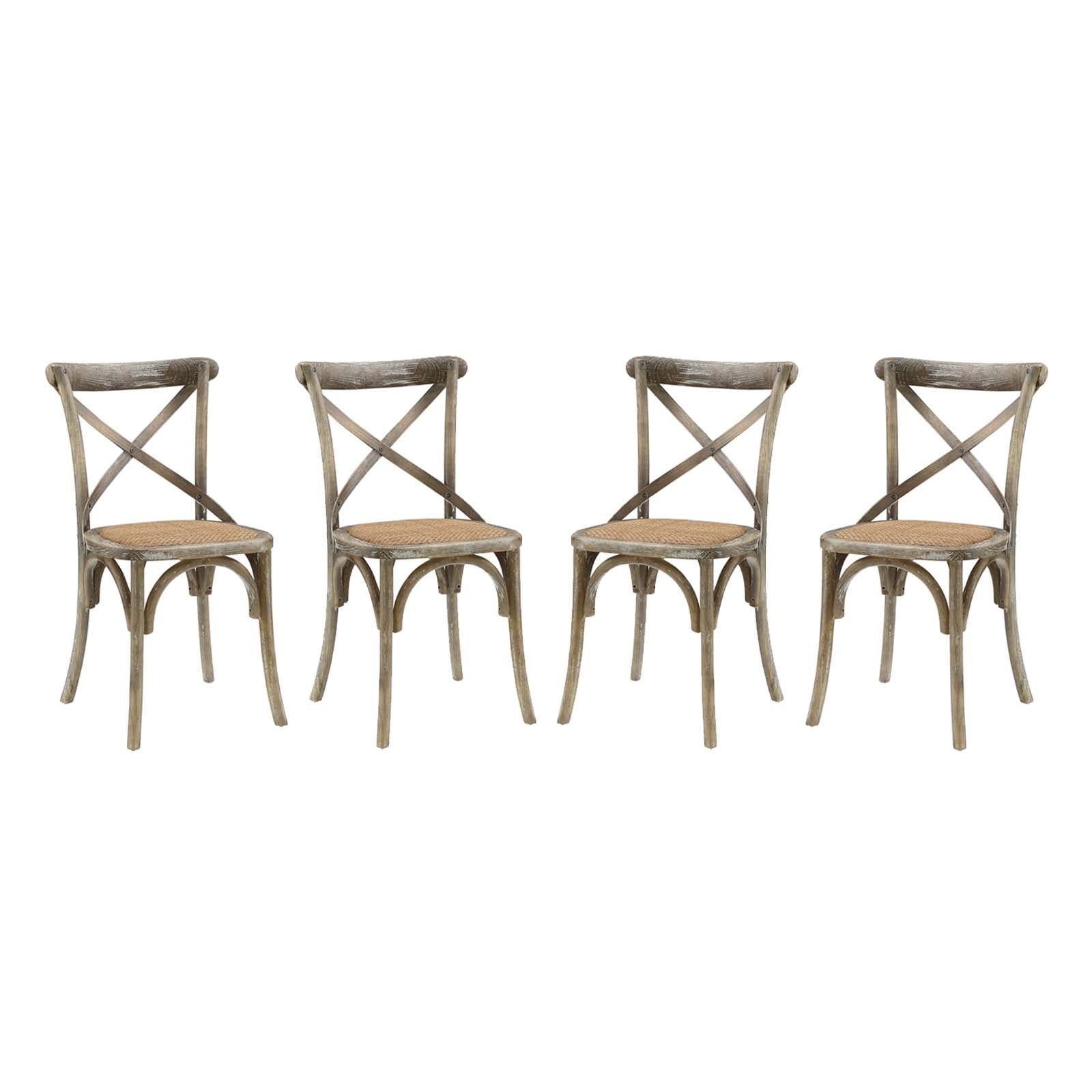 Gear Dining Side Chair Set of 4 by Modway