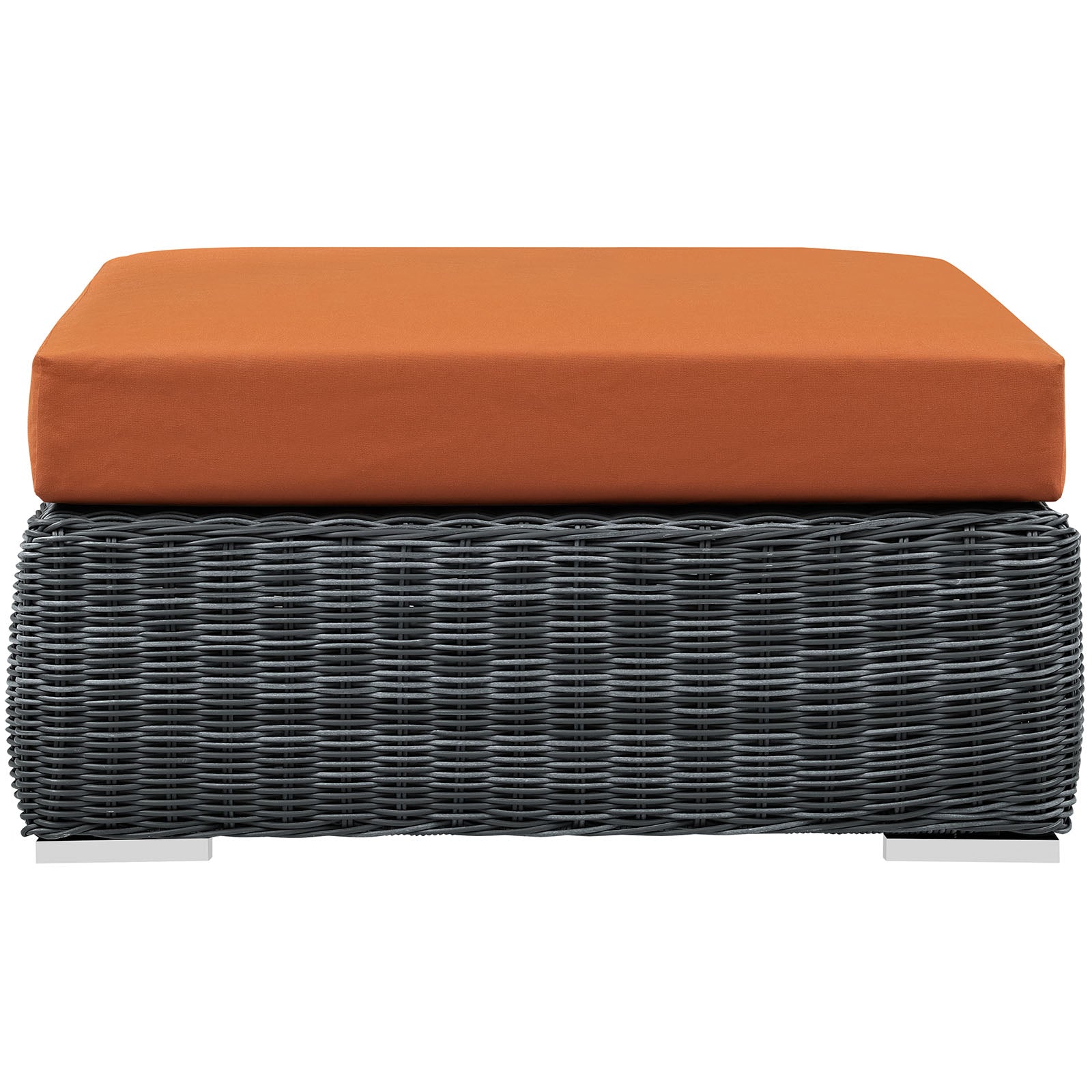Summon Outdoor Patio Sunbrella¨ Square Ottoman by Modway