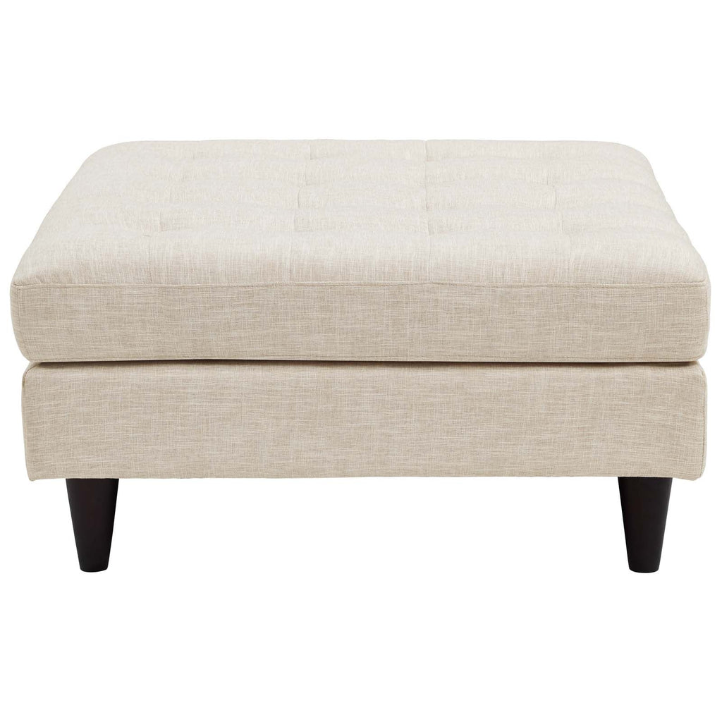 Empress Upholstered Fabric Large Ottoman by Modway