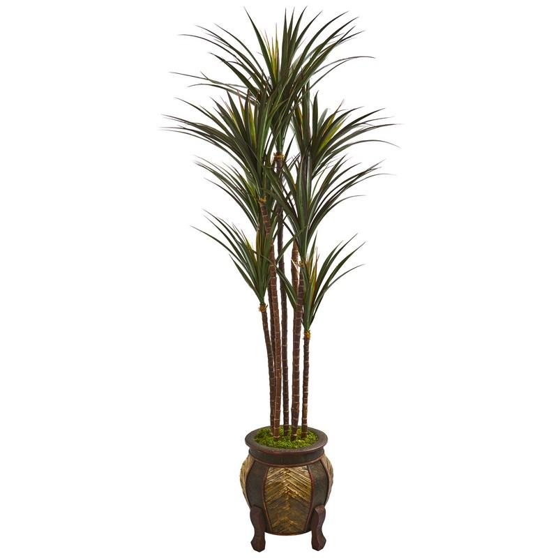 62"  Giant Yucca Artificial Tree in Decorative Planter UV Resistant