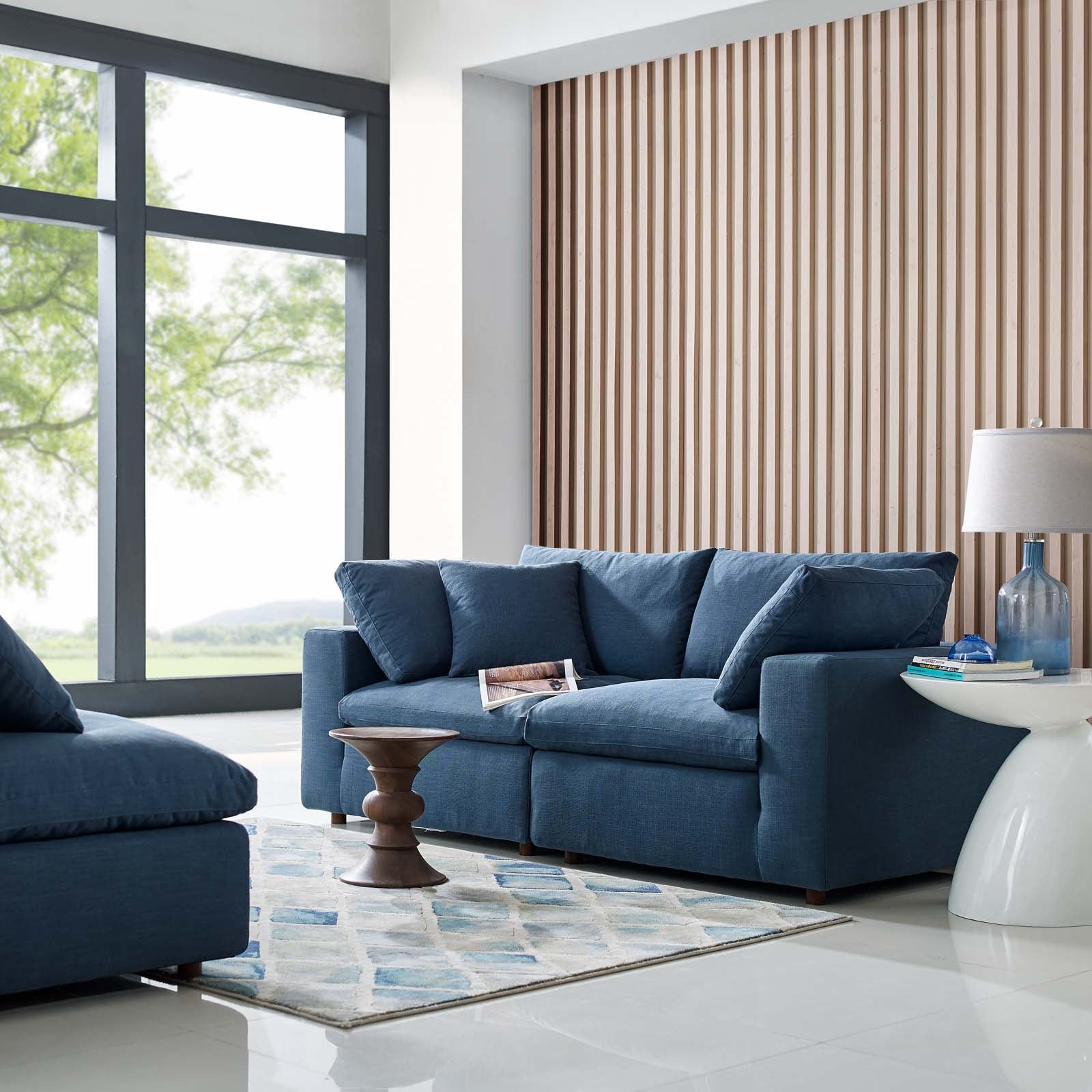 Commix 2 Piece Down Filled Overstuffed Sectional Sofa Set by Modway