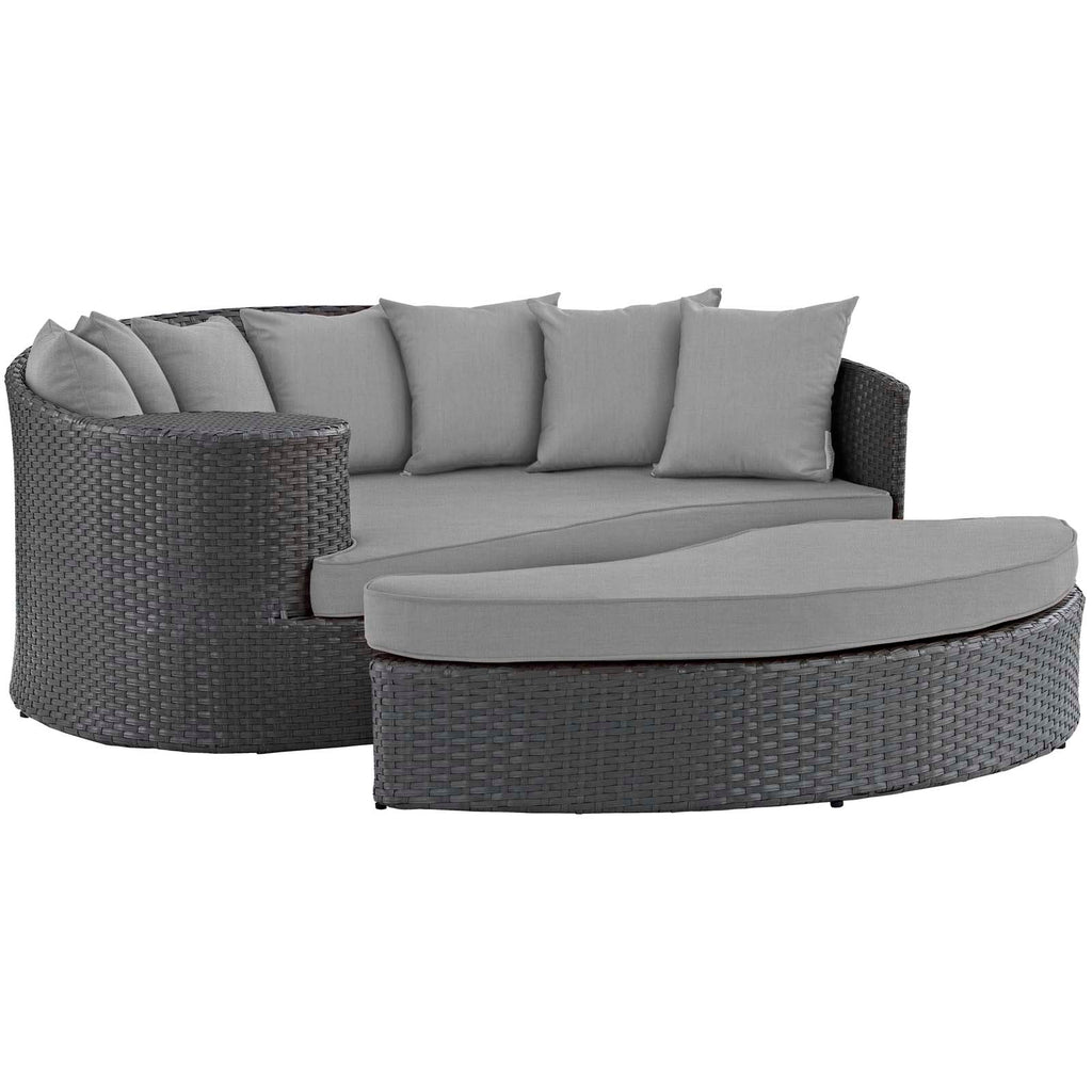 Sojourn Outdoor Patio Sunbrella¨ Daybed by Modway