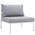 Harmony Armless Outdoor Patio Aluminum Chair by Modway